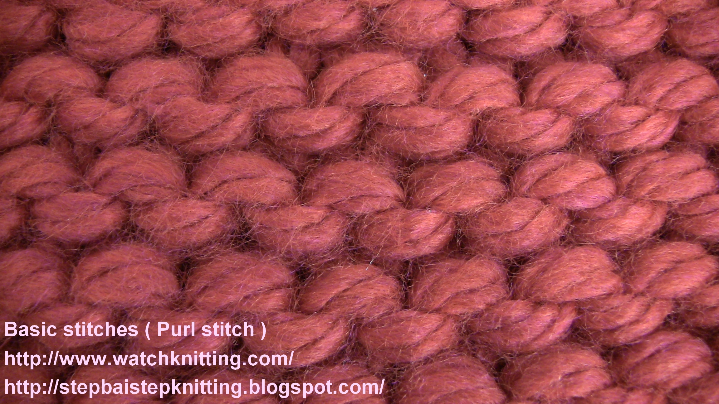 Basic Knitting Stitches Watch Knitting - Bathroom Vanities, Chandeliers, Bar ...