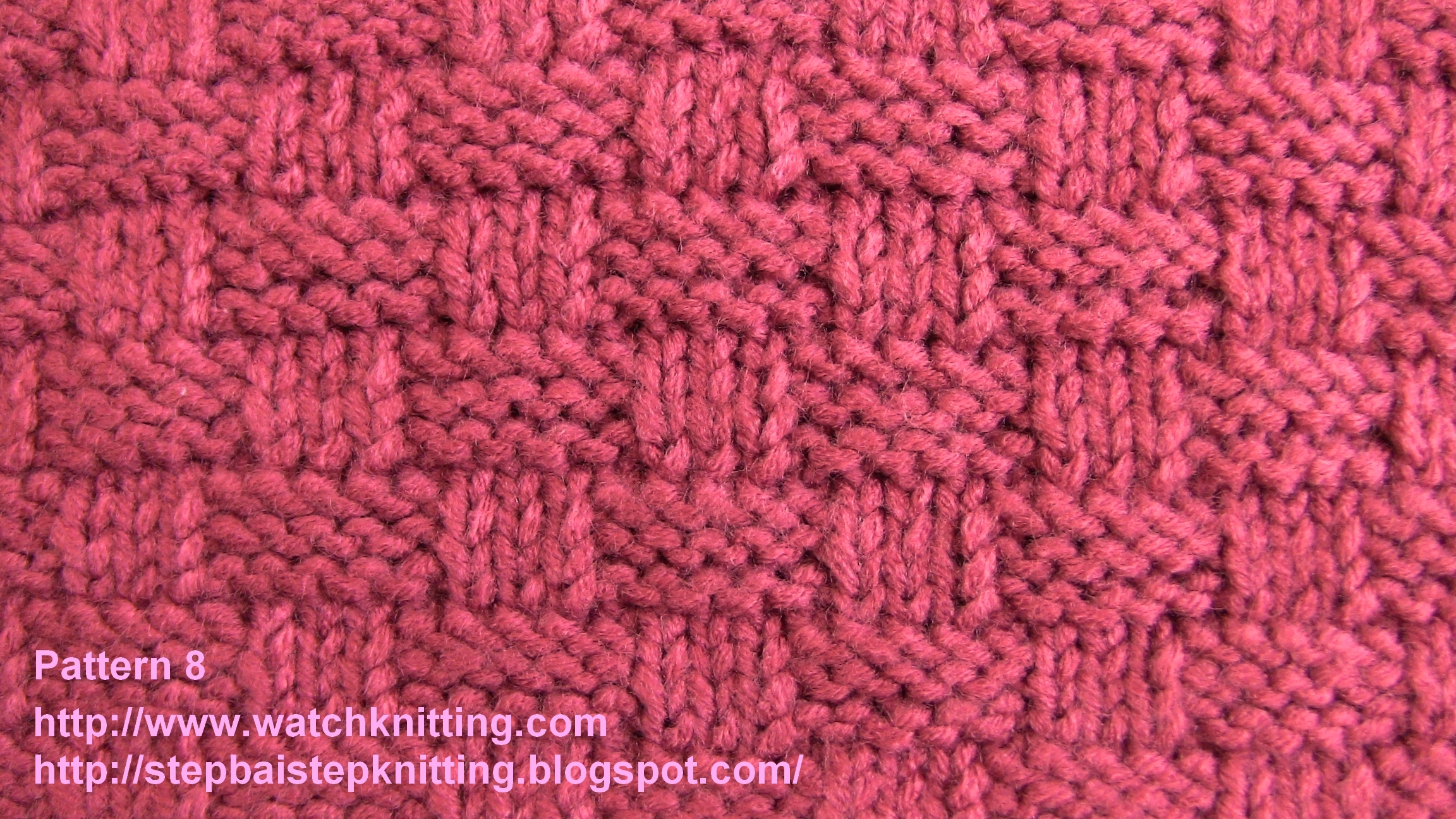 Knitting Instruction - How to do KNITTING STITCHES