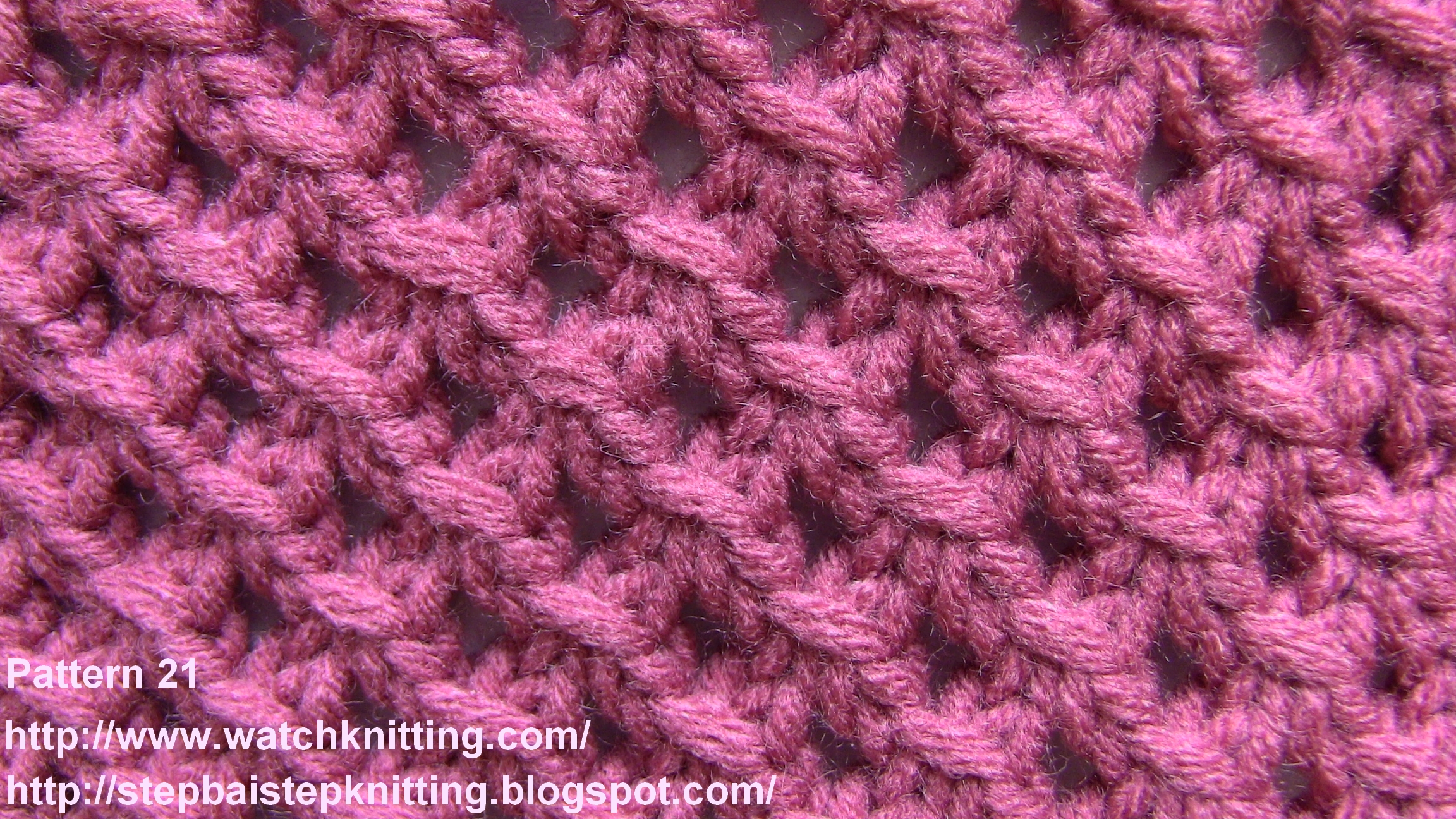 Knitting Stitch Patterns-Pavilion