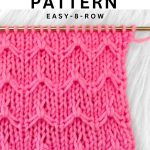 Zigzag Knitting Pattern | Easy 8 Row Repeat for Beginners | Perfect for Scarves & Blankets
