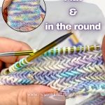 How to Knit the Herringbone Stitch in the Round