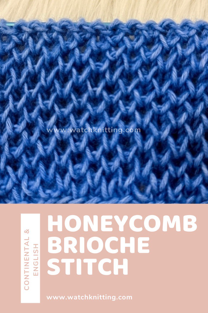 Honeycomb Brioche Stitch