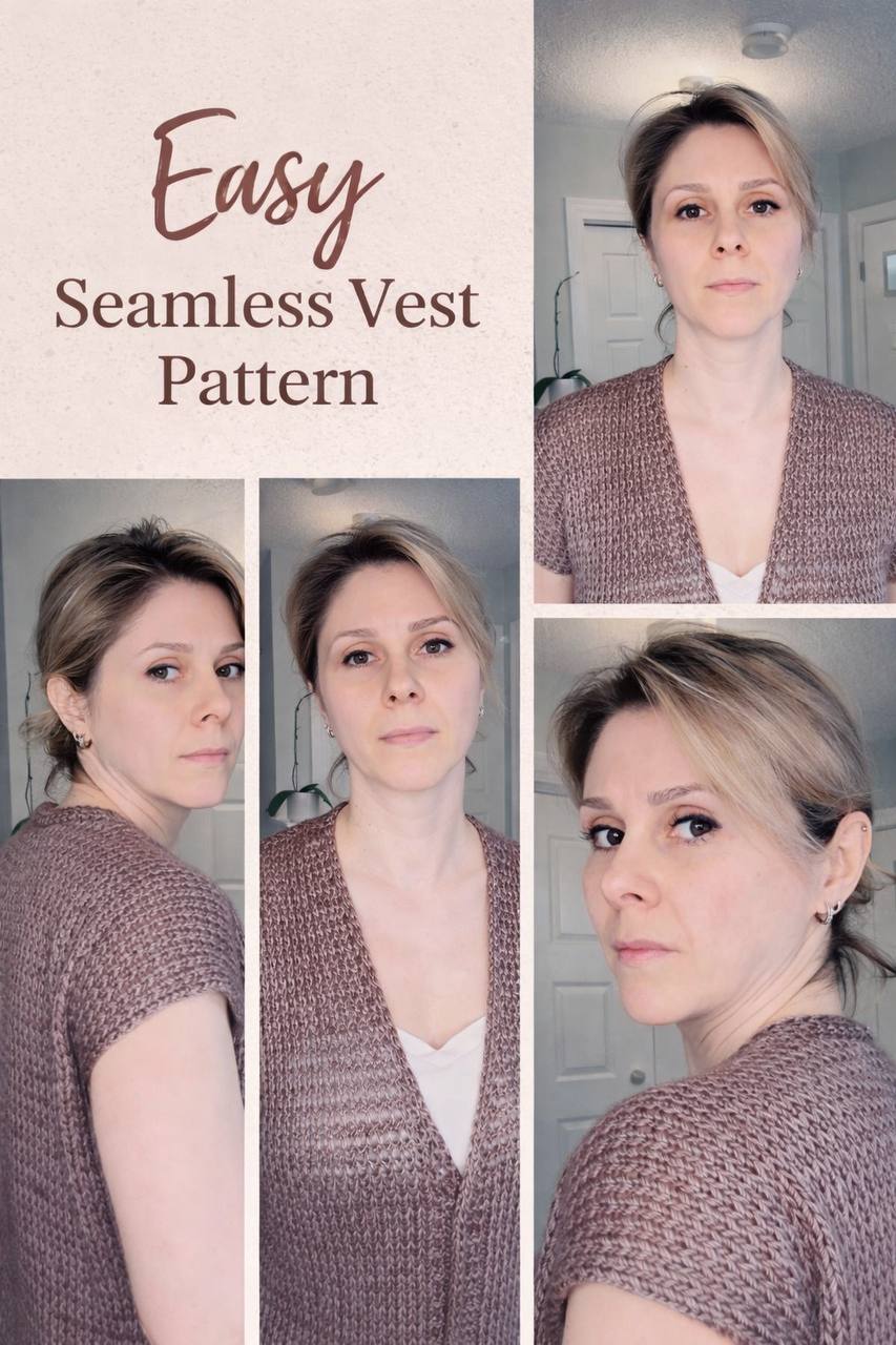 Easy Seamless Vest Knitting