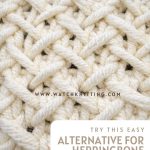 Easy Herringbone Stitch (Alternative)