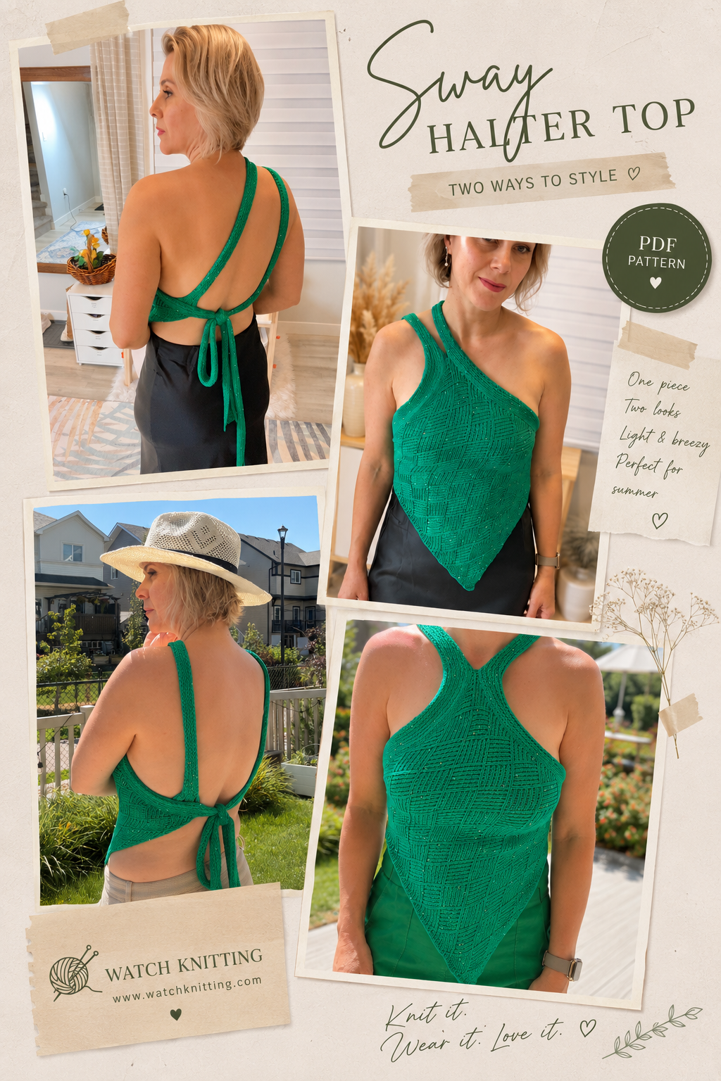 SWAY HALTER TOP